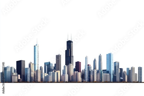 Chicago skyline panorama