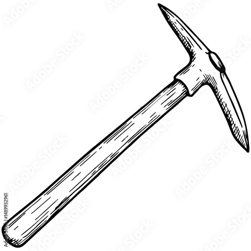 Pickaxe Vector Illustration