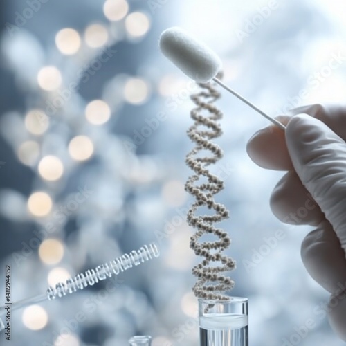 DNA sample manipulation in lab