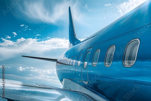 Airplane's Journey: Soaring Through Clouds, Taking Flight with Grace and Precision to the Destination, Across the Sky, With Breathtaking Views