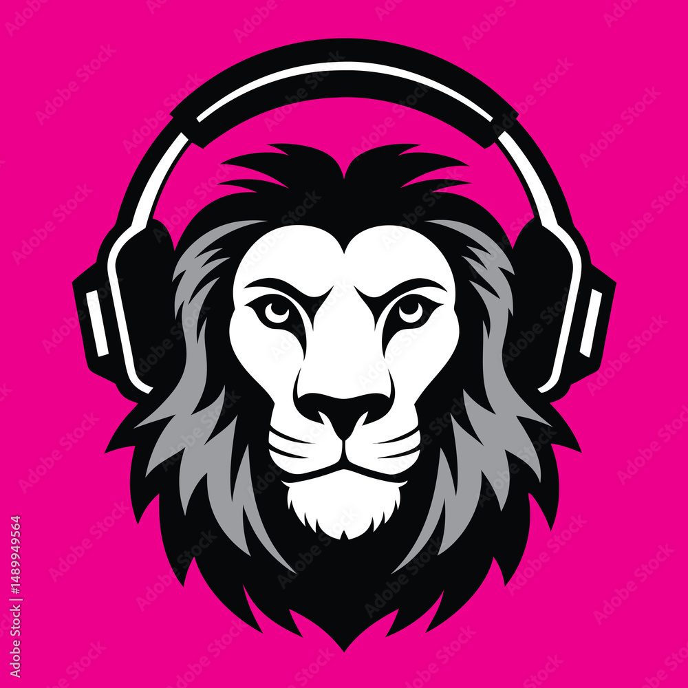 Fototapeta premium head of a lion head