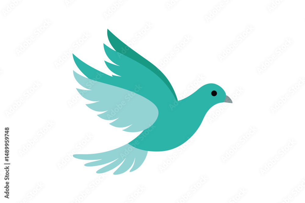 Obraz premium dove with peace sign