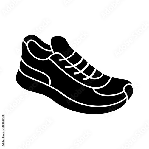 Sport Shoes Icon Glyph