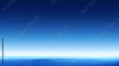 Serene Blue Mountains: A Breathtaking Aerial View of Rolling Hills and Vast Sky, Capturing the Tranquility of Nature's Majesty, Perfect for Relaxation and Peaceful Contemplation.