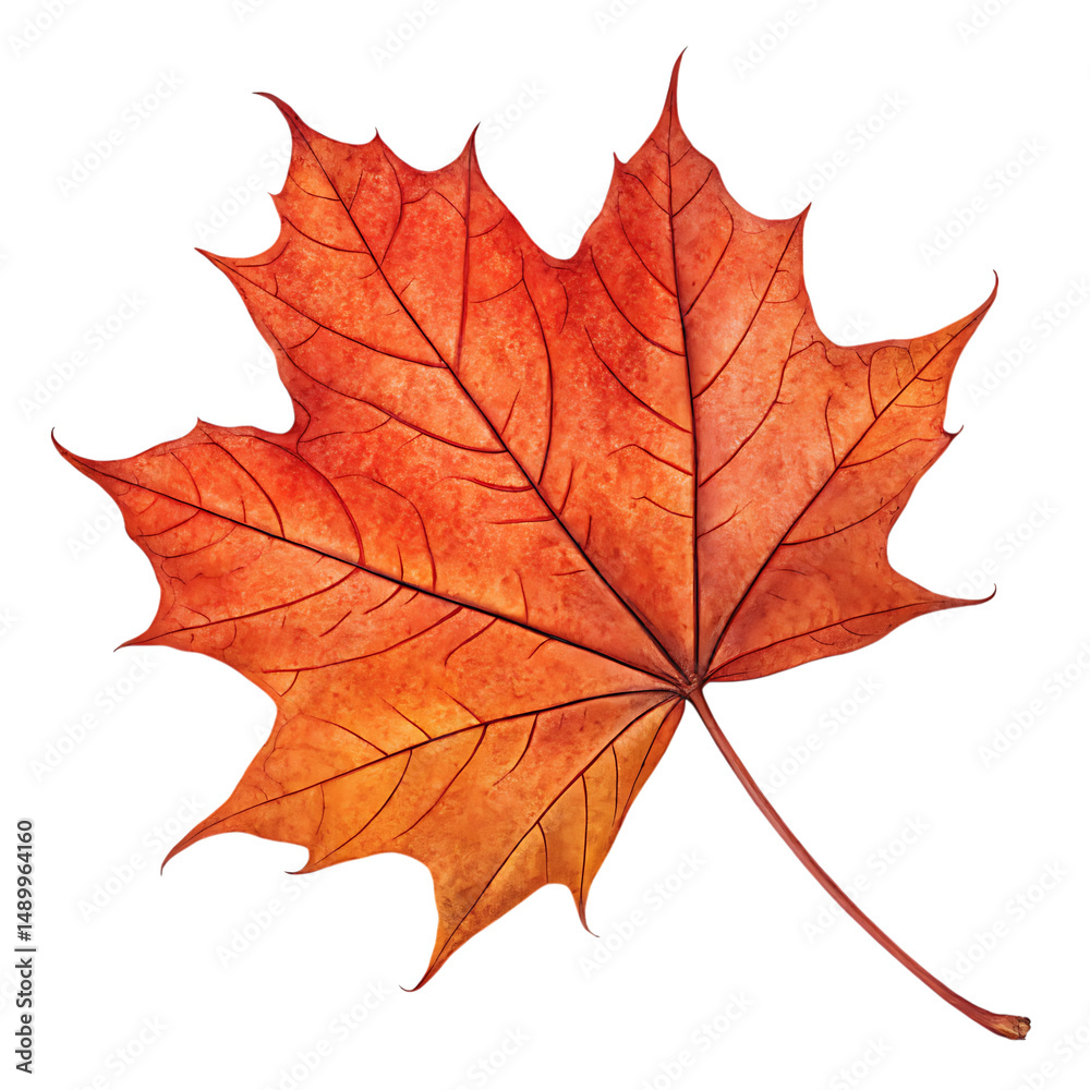 Fototapeta premium Autumn Maple Leaf Seasonal Nature PNG