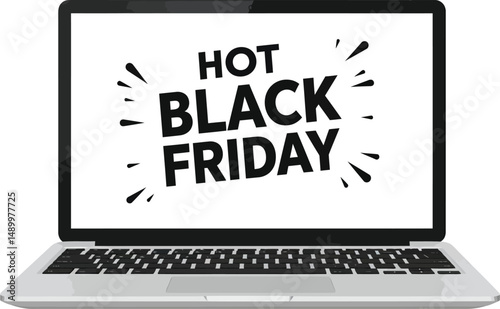 Hot Black Friday Sale on Laptop Screen - Online Shopping Discount