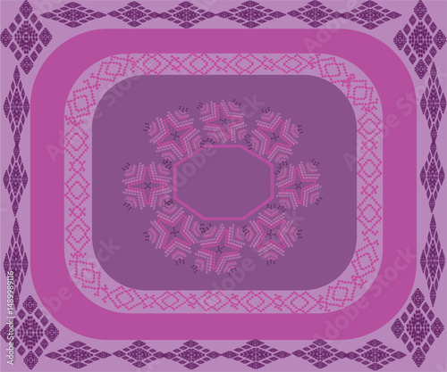 ornamental round frame