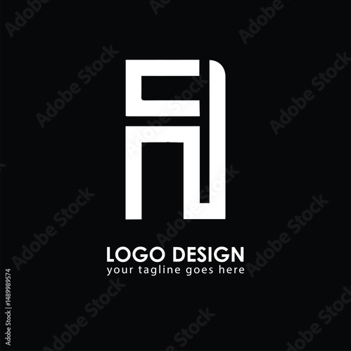 CN CN Logo Design, Creative Minimal Letter CN CN Monogram