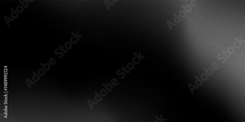 Rough silver noise texture on abstract black background metallic background.