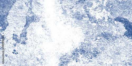Frozen Fog Texture With Distressed Blue and White Hues

