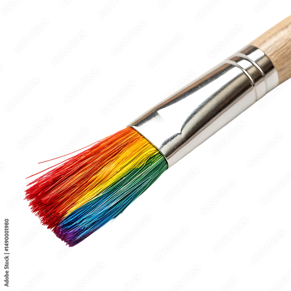 Fototapeta premium Paint Brush Art Tools PNG
