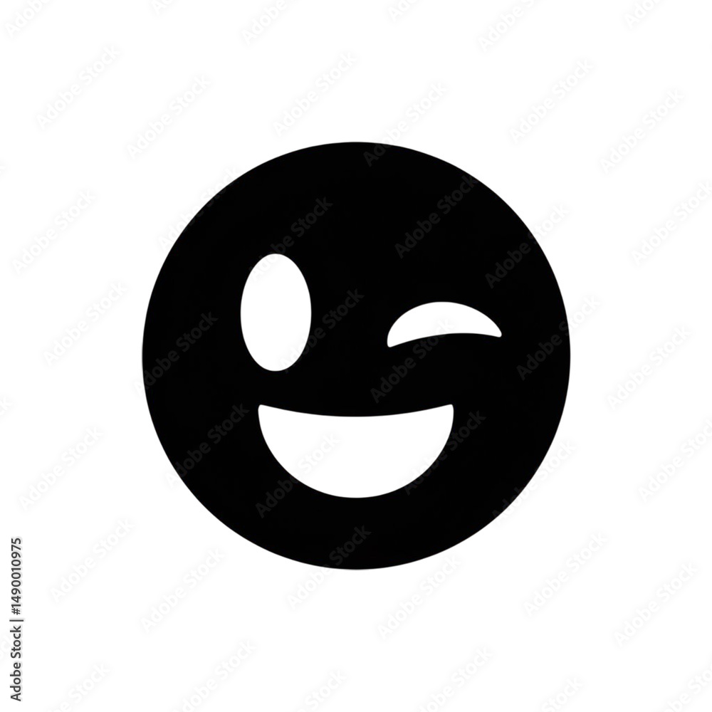Yellow smiley face emoji isolated on a transparent background Yellow smiley face emoji isolated on a transparent background