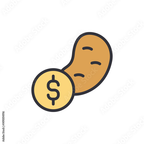 Depicting The Concept Of Potato Industry Economics And Global Trade