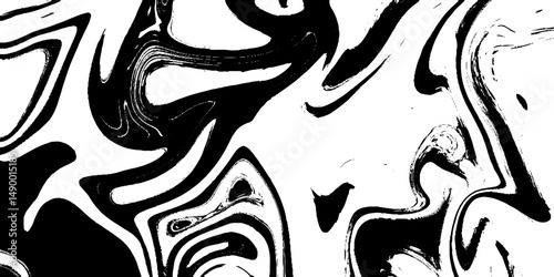 Abstract black marble texture background. Oil, acrylic paint mix pattern. vibrant abstract paint design, vector illustration. 