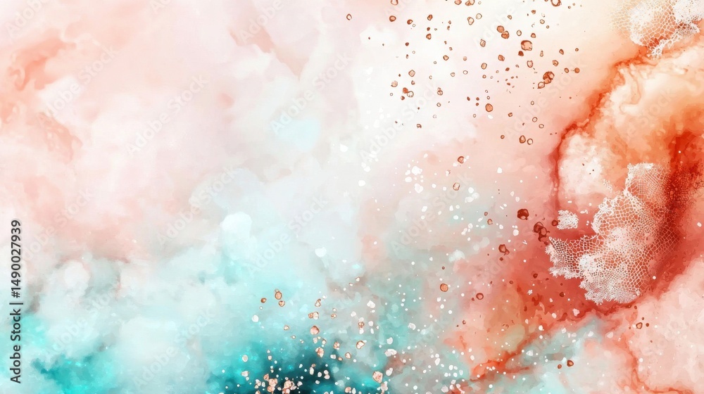 Fototapeta premium A colorful background with a lot of white and blue