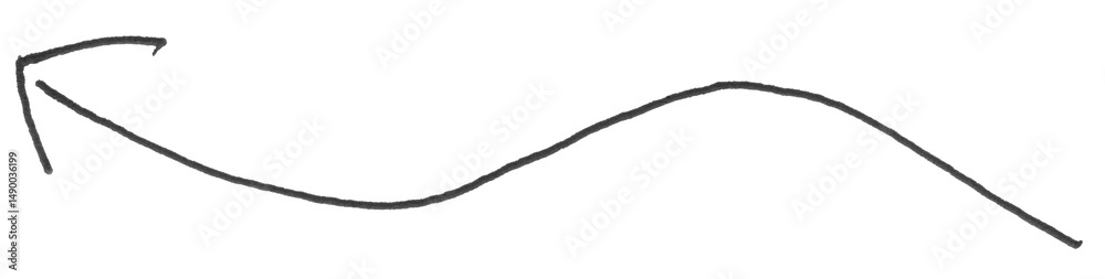 Curved arrows. Hand Drawn Arrow Rough Sketch Style Illustration Curved arrows. Hand Drawn Arrow Rough Sketch Style Illustration