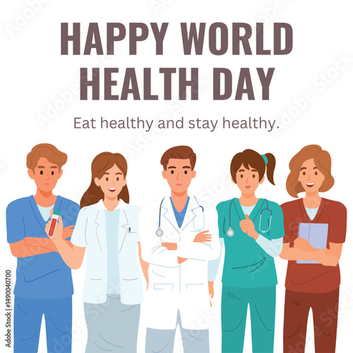 People Illustration May Day