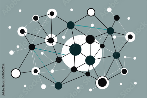 geometric abstract background with connected-line  (1).eps