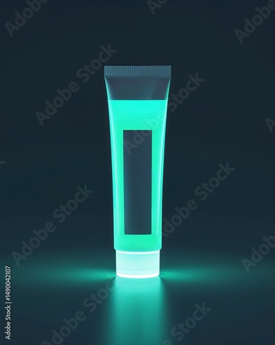 Wallpaper Mural Glow adhesive glowing in the dark on plain dark background Torontodigital.ca