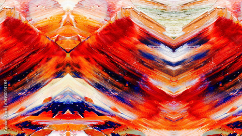 Abstract art background . Hand painting artwork on canvas .