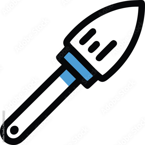 Modern Ironing Tool Icon Design Graphic
