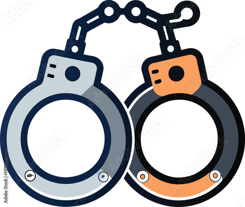 Handcuffs Icon Justice Law Enforcement Police