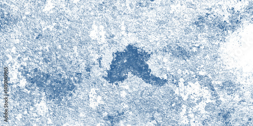 Cool-Toned Abstract Image With Misty Blues and Cracked Snow Effects

