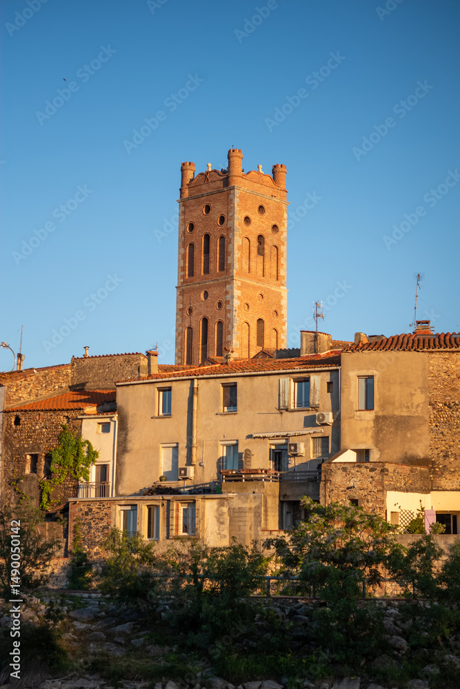 custom made wallpaper toronto digitalthe bell tower of the church of Rivesaltes