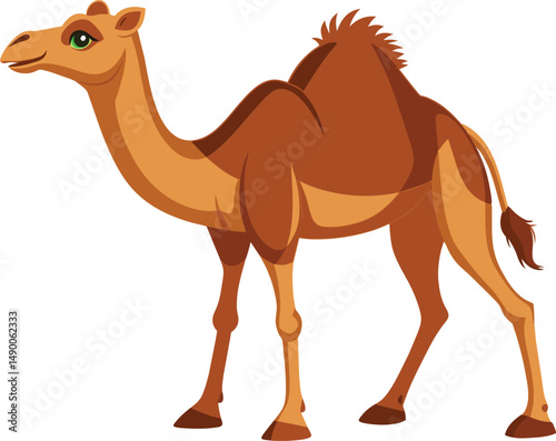 Cute Cartoon Camel Stock Photo Illustration