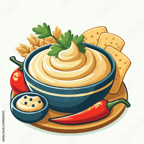 hummus, cuisine, healthy, snack, food, creamy, vegetarian, diet, vegan, arabic, homemade, eastern, delicious, oil, lunch, bean, background, spread, bowl, fresh, view, tahini, dish, parsley, chickpeas,