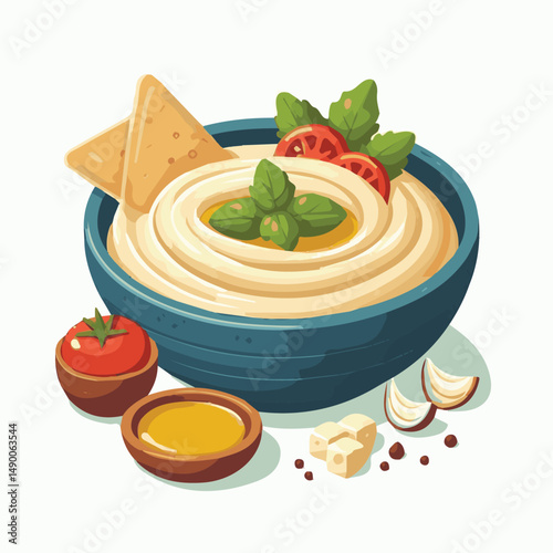 hummus, cuisine, healthy, snack, food, creamy, vegetarian, diet, vegan, arabic, homemade, eastern, delicious, oil, lunch, bean, background, spread, bowl, fresh, view, tahini, dish, parsley, chickpeas,