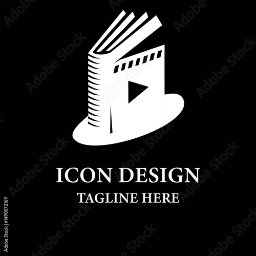 Cinema Book Logo Design