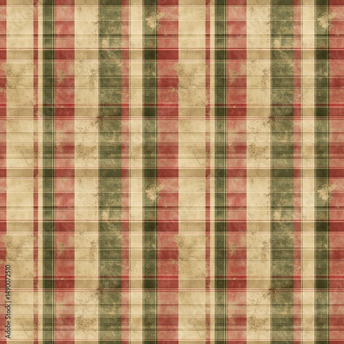 Wallpaper Mural red and white plaid Torontodigital.ca