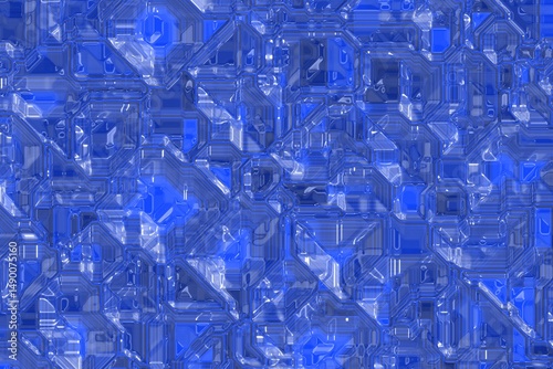 cute blue web electronic template computer graphic background or texture illustration