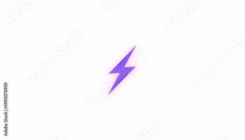 Free Download Abstract vector lightning bolt icon, isolated on white background, ample copy space, background, speed - GFXLoad