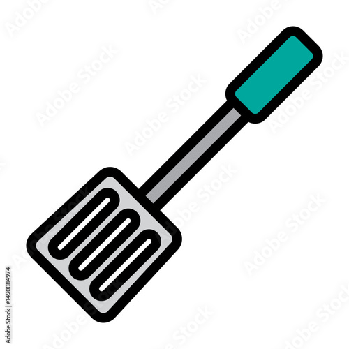 Spatula Vector Filled Icon Design