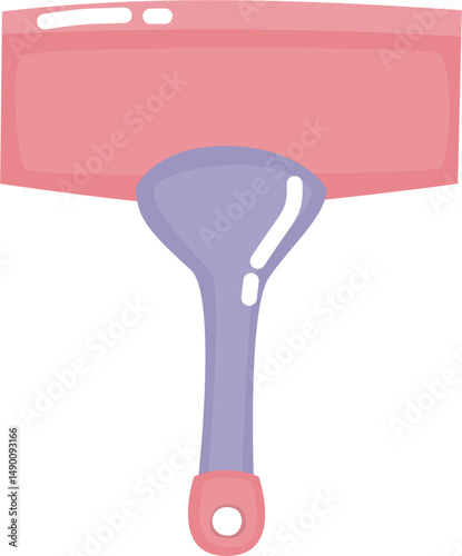 Window cleaner illustration