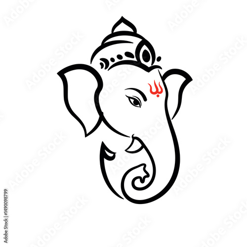 Illustrations emphasizing the spiritual and cultural essence of Ganesha in a visually appealing style.