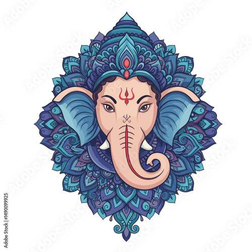 A rich gallery showcasing Hindu deity Ganesha, combining traditional and modern vector art.