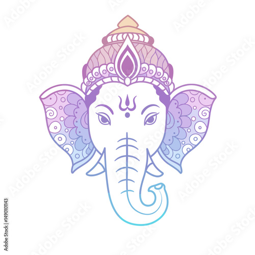 Illustrations emphasizing the spiritual and cultural essence of Ganesha in a visually appealing style.
