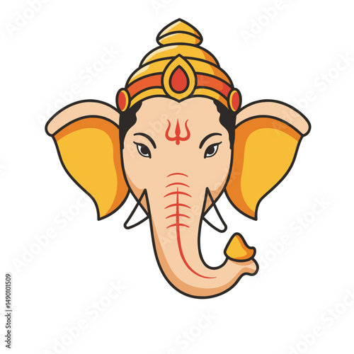 A mix of full-body and portrait Ganesha artworks with diverse artistic expressions from line art to full color.