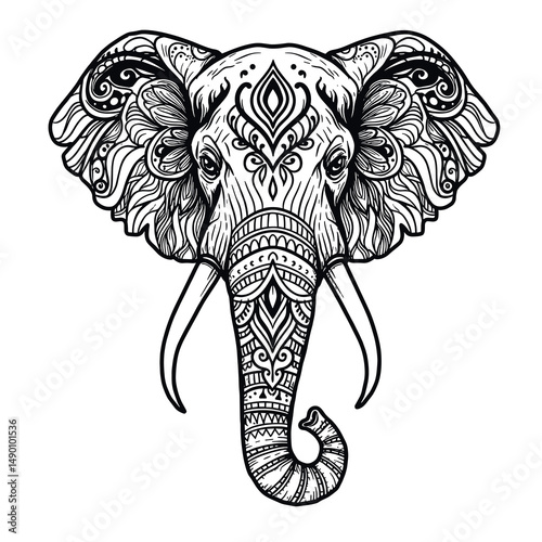 A mix of full-body and portrait Ganesha artworks with diverse artistic expressions from line art to full color.