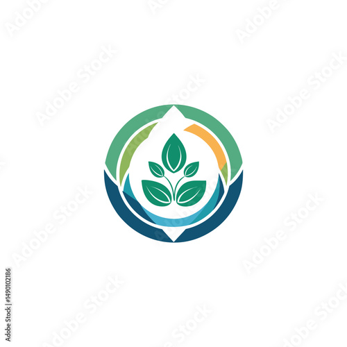 leaf circle mediation logo