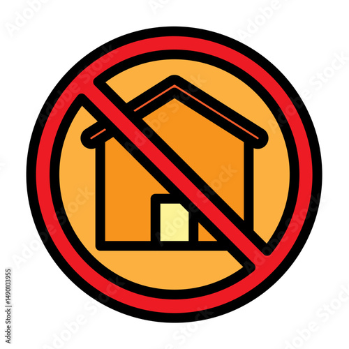 Homeless Vector Filled Icon Design