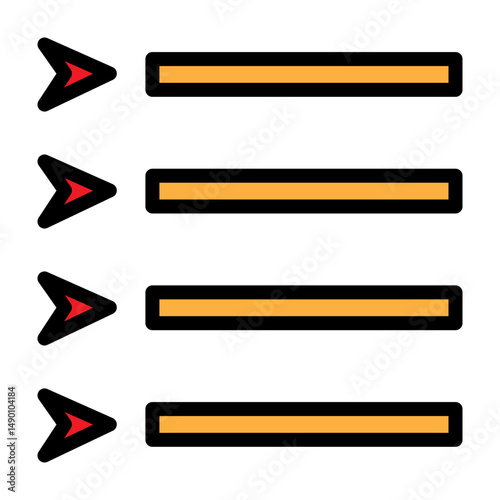 Bullet Vector Filled Icon Design