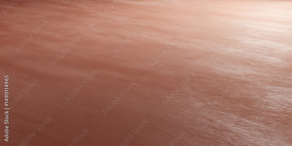 Naklejka premium An uncluttered surface with soft terracotta finish, showcasing a smooth isolated design.