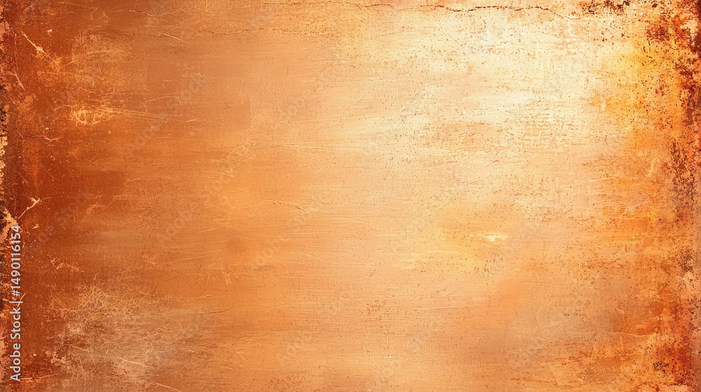 Obraz premium Detailed close-up of flaking rust on a metal plate with textured surface and weathered appearance
