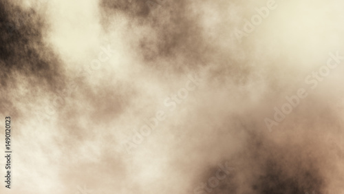 White fog or smoke on black background