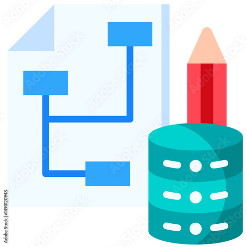 Data Architecture  Icon