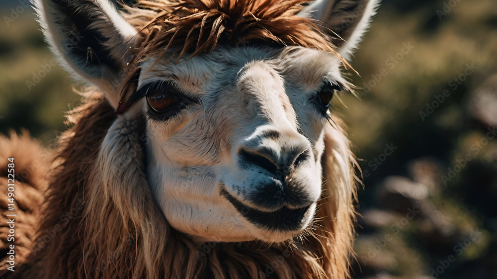 Fototapeta premium Lama photo